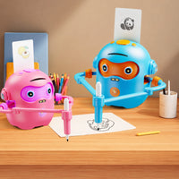 Drawing Robot with Cards Creative Drawing Robot with Pens Easy to Use Child-Safe for Children, Home, Classroom