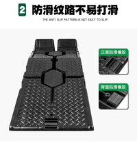 Anti-Slip Plastic Car Maintenance Ramp for Oil Changes