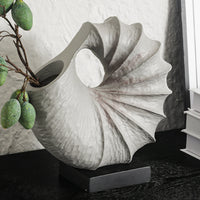 Light Luxury Minimalist Creative Conch Flower Vase Ornament for Living Room TV Cabinet Wine Cabinet Decoration
