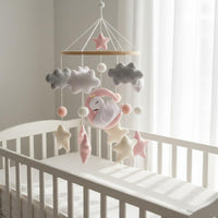Felt Swan Mobile Handmade Swan Crib Mobile Nursery Decor for Infants, Babies