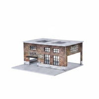 Collectible Factory Diorama Detailed 1:64 Workshop Display Realistic Duplicate LED Lighted Diorama for Collection Room, Office Desk