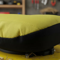 Lawn Mower Seat Cover Elastic Hem Tractor Seat Cover Vehicle Accessory Sturdy Duty Storage Pockets for Landscapers, Farm