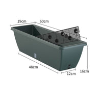 Rectangular Plastic Planter Thickened Vegetable Planter Box Easy to Clean