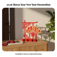 Horse Year 2026 New Year Decor, Festive Table Accent, Living Room Accent