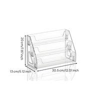 Acrylic Step Shelf Space Saving Figure Display Stand Easy to See for Vanity