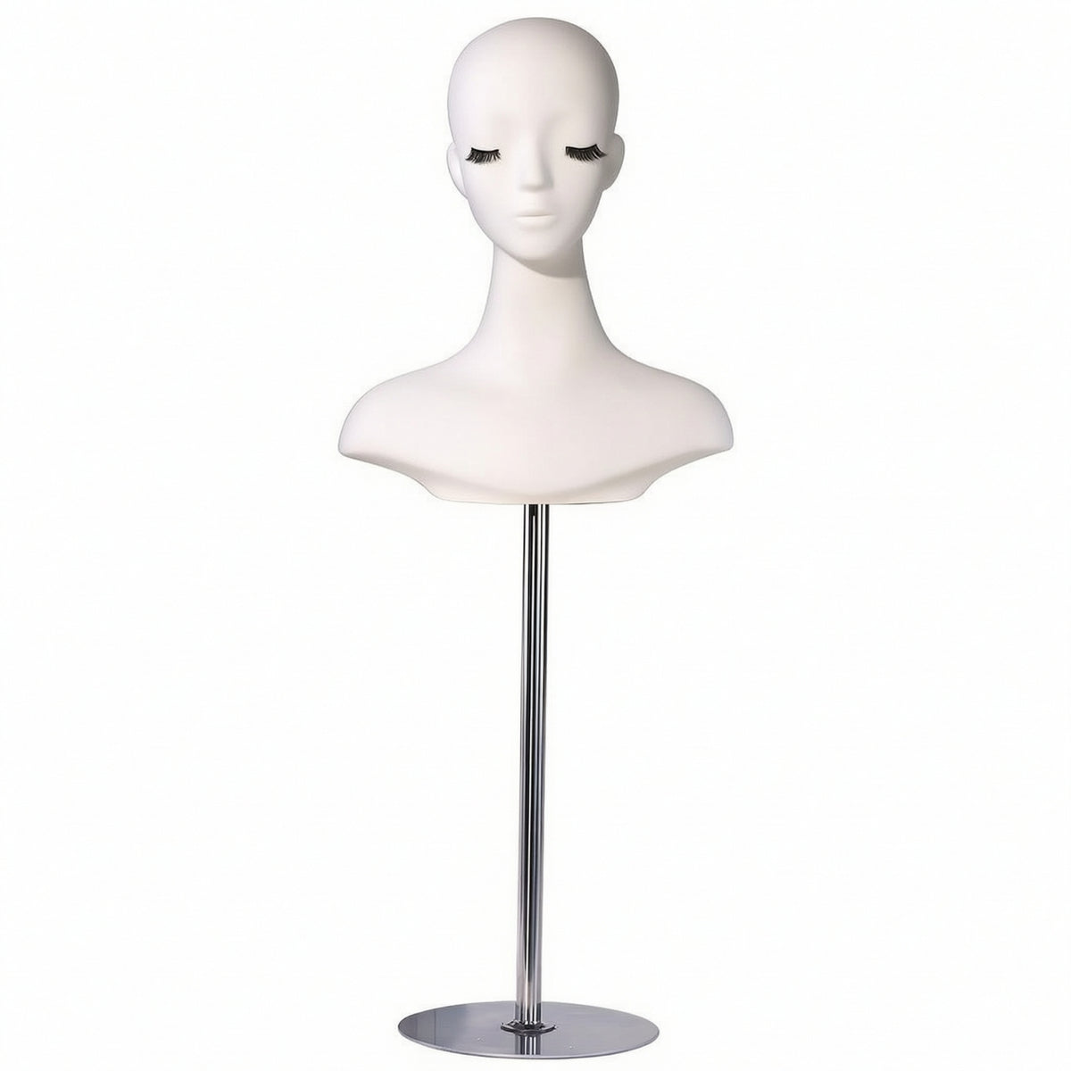 Mannequin Bust with Shoulders Molded Mannequin Head with Shoulders Sculpted