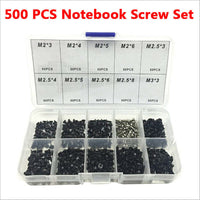 跨境500pcs 笔记本电脑螺丝套装通用螺丝M2M2.5M3