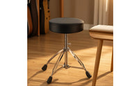 Height Adjustable Drum Throne Padded Drum Seat Non-Slip Heavy-Duty for Drummers, Musicians, Beginners, Home Studio, Practice Room, Stage