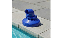 2 Pieces Round Base Inlet Nozzle Replacement Part Blue Plastic Pool Inlet Nozzle