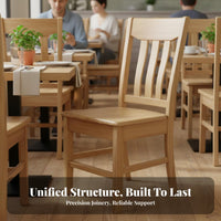 Mortise and Tenon Joinery Solid Wood Dining Chair Assembly-without Backrest Dining Chair Stable Construction Household Furniture Easy Maintenance for Families, Homeowners, Hotel Managers, Home, Cafe