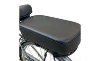 Adjustable Straps Electric Bike Rear Seat Cushion Comfortable Thick Padded Bike Back Seat High Load Capacity for Passengers, Children
