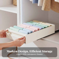Sliding Wardrobe Drawer Pull-extendable Design Sliding Storage Drawer Large Capacity