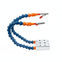 360 Degree Rotation Helping Hands Soldering Stand Portable Soldering Helping Hands Space Saving for Repair Technicians