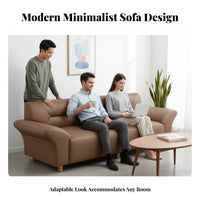 Modern Design Lounge Suite Minimalist design Sofa Space-Saving Couch Comfortable Seating for Apartment Dwellers, Business Owners, Young Adults, Reception Room, Office, Small Spaces, Bedroom