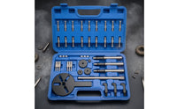 42 Pieces Bearing Removal Tool Kit Anti-Slip Bearing Puller Kit with Carrying Case Versatile Hub Extractor Puller for Mechanics, Workshop