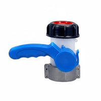 DN50 Butterfly Outlet Mechanism Easy Stream Control   Tote Outlet Mechanism Gasket Seal   Tote Adapter for Factory Workers