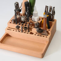 Leathercraft Tool Stand Stepped Design for Workshop