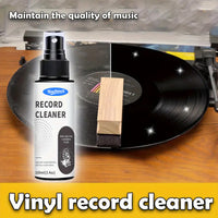 Record Cleaner Care Kit with Cleaning Spray for Phonographs