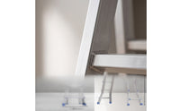 Multi-Purpose Multipurpose Ladder Aluminum Foldable Ladder Space-Saving Heavy-Duty for Contractors, Garage