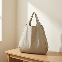 Foldable Lightweight Travel Shopping Bag Backpack with Drawstring Closure