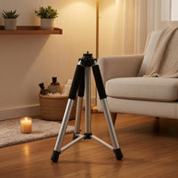Adjustable-Height Tripod Stand Foldable Floor Holder Rubber Feet