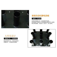 Stable Base Vertical 9-Hole Barbell Rack Insert for Olympic Bar Storage