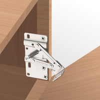 45-Degree Flip-Down Scissor Hinge with Damper for Cabinet Doors