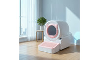 Self-Cleaning Cat Litter Box Enclosed Automatic Cat Litter Box Pet Supplies Electric Handsfree-of-Charge for Cats, Apartments