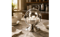 Sugar Lump Holder Rust-Resistant Ball Shape Sugar Jar Polished Finish