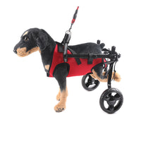 Dog Mobility Cart with Wheels Breathable Pet Wheelchair with Harness Lightweight