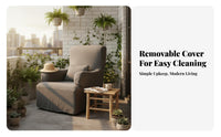 Japanese Wabi-Sabi aesthetic Armless Floor Sofa Removable and cleanable Cover Lounge Chair Designer Inspired Indoor Furniture Minimalist Design for Guesthouse Owners, Apartment Dthis productllers, Balcony, Living Room, Bedroom, perusing corner
