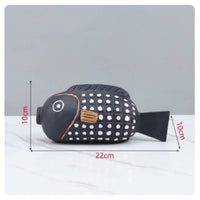 Fishes Sculpture Modern Fishes Figurine Minimalist Tabletop Ornament for Simplifiers, Shelf, Console Table, Entryway
