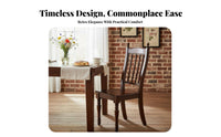 Solid Wood Construction Spindle Back Wooden Chair American Country Aesthetic Dining Room Furniture Upholstered Seat Option Kitchen Seating Stable and Sturdy for Restaurant Owners, Cafe Proprietors, Interior Decorators, Home Office