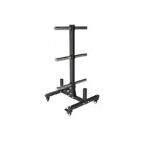 Weight Rack with Wheels Space Saving Weight Plate Cart High Capacity