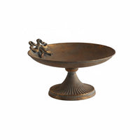 Decorative Avian Ornamental Tray Shabby Chic Decorative Iron Tray Long-Lasting