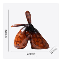 Abstract Equine Sculpture Statue Modern Art Figurine Creative Abstract Couple Sculpture for Hotel Entrance