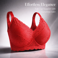 Back Support Underwired Bras for Women with Full Coverage and Posture Correction, Plus Size with Lining for Everyday Wear