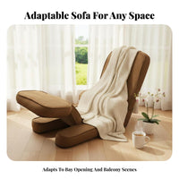 Adjustable Floor Lounger Foldable Chaise Lounge Ergonomic Design for Students