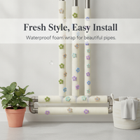 Pipe Decoration Cover with Sound Insulation for Air Conditioning and Gas Pipes