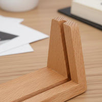 U-Shaped Wooden Stand Minimalist Aesthetic Desktop Accessory for Home