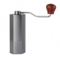 Manual Coffee Curved Metal Handle Hand Crank Coffee Wooden Knob Kitchen Gadget