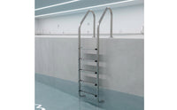 5-Step Pool Ladder Rust Resistant Swimming Pool Ladder with Handrail Easy to Install for Contractors, Backyard Pools