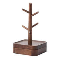 Walnut Wood Bracelet Stand Decorative Interior Design Decor for Dressing Table