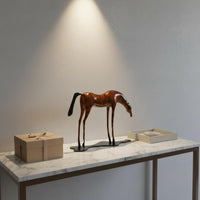 Horse Figurine Feng Shui Horse Statue Shiny Finish for Living Room