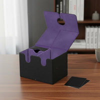 TCG Card Storage Box Portable Design Trading Card Storage Box Gaming Accessory Anti-Slip Texture Water-Resistant for Tournaments