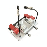 Wire Soldering Fixture Heat-Resistant Wire Clamp with Ceramic Jaw Adjustable
