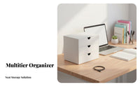 Stackable Storage Drawer adaptable Organizer Box adaptable for Dormitory
