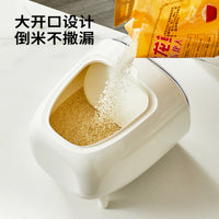 Magnetic Lid Rice Container, Sealed, Food-Grade, Moisture-Proof, Insect-Proof, 9-10L