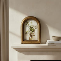 Ornate Tabletop Picture Frame French Retro Decorate Space Decor for Living Room, Desktop