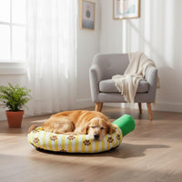 Banana Boat Bed Breathable Banana Dog Bed Year-Round Comfort